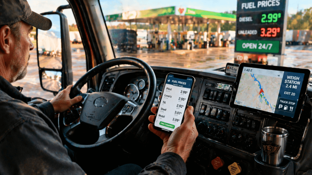best real time fuel price tools for truckers